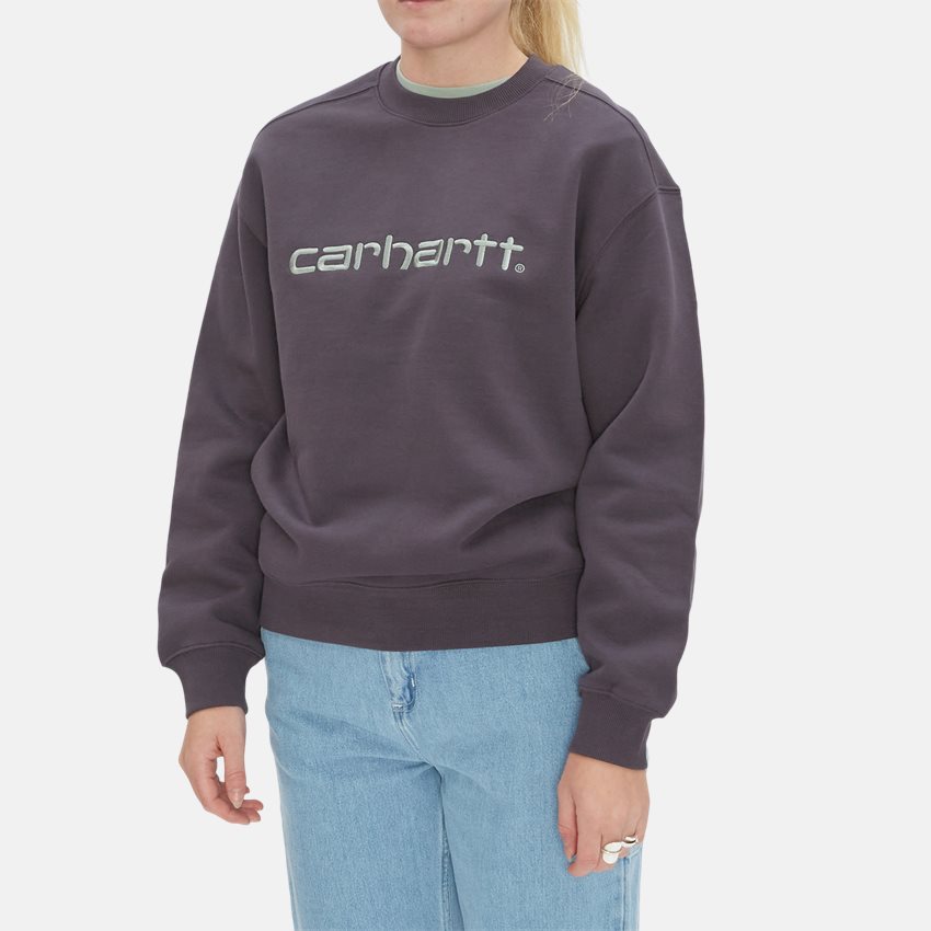 Carhartt WIP Women Sweatshirts W CARHARTT SWEAT I027475. MISTY SAGE